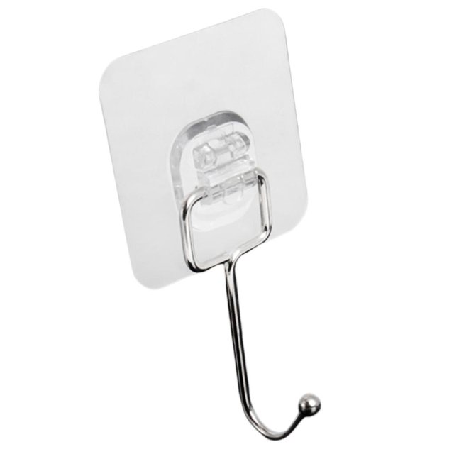 Adhesivo Autoadhesivo De De La Toal Tenedor Pegajosos De La Casa De La Pared Del Acero Inoxidable Baoblaze Gancho para colgar en la pared