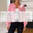 thumbnail image 3 of Cardigan Sweaters for Women Long Sleeve Knitted Sweater Open Front Solid Color Outerwear Coat Tops for Casual Wear, 3 of 7