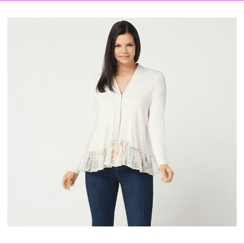 Lori Goldstein Rayon 230 Cardigan 