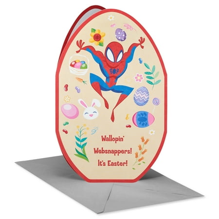 American Greetings Spiderman Easter Card for Kids (Spectacular)