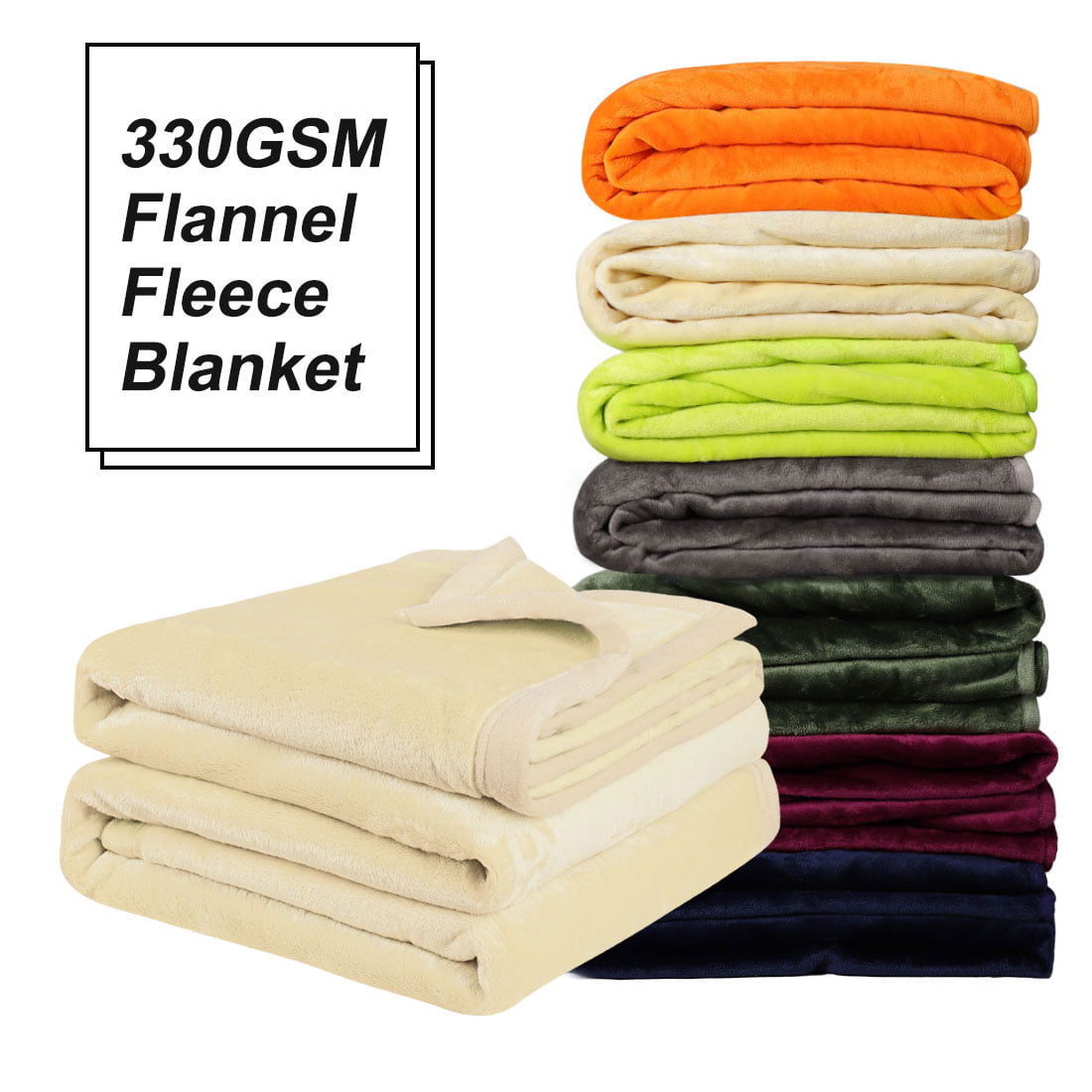 Details about   Double-sided Fleece Blanket Soft Air Conditioning Flannel Blanket Travel Blanket 