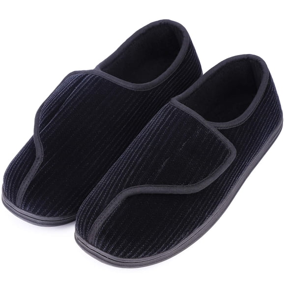 Pantufla LongBay 13 Negra de Espuma de Memoria para Diabéticos