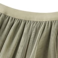 thumbnail image 5 of Tanhomme Women's Long Tulle Tutu Skirts Tiered Skirt Petticoat Women's A Line Tulle Party Dinner Tutu Skirt Brown Stretchy High Waisted Flared Skirt, 5 of 6
