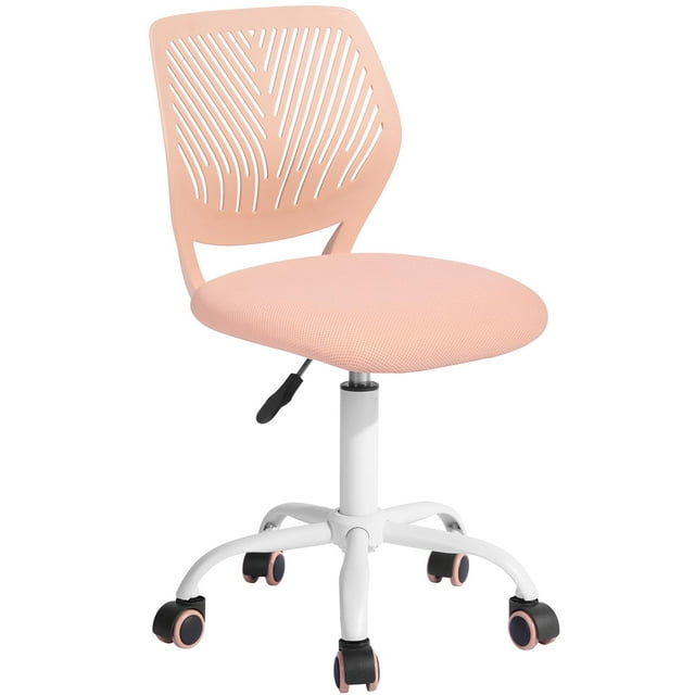 Silla de escritorio Furniturer sin brazos para niños, altura ajustable