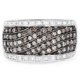 thumbnail image 3 of 0.87 Carat Genuine Champagne Diamond and White Diamond .925 Sterling Silver Ring QJ Model, 3 of 3