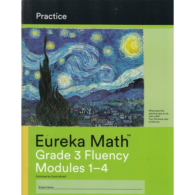 Eureka Math Practice workbook Grade 3 Fluency, Modules 14