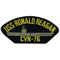 USS RONALD REAGAN CVN-76 PATCH - Multi-colored - Veteran Owned Business