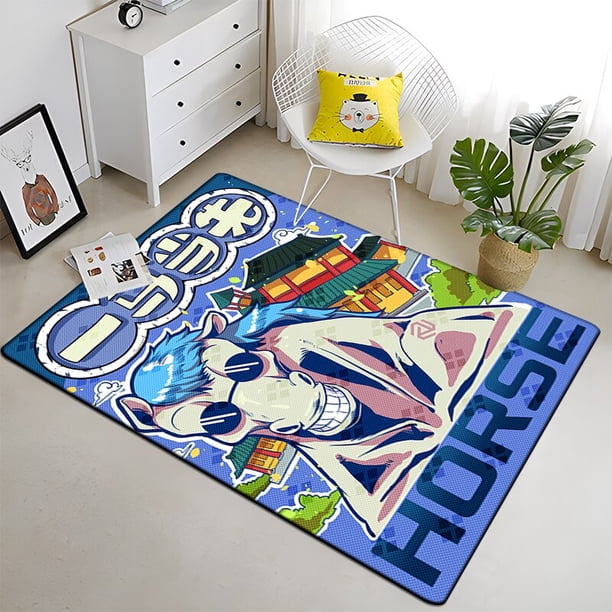 Doce animales del zodiaco chino pintura alfombra sala de estar área grande negro suave Boho decoración del hogar16120x160cm (47x62 pulgadas)120x160cm (47x62 pulgadas) zhangyuxiang unisex