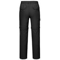 thumbnail image 4 of Little Donkey Andy Men's Stretch Convertible Pants Zip-Off Lightweight Quick-Dry Hiking Fishing Travel Pants (Shorts Black L), 4 of 6