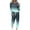 Light Blue, variant on Scyoekwg Womens Athletic Sets Crewneck Long Sleeve Tops Drawstring Jogger Pants Workout Outfits Casual Fashion Loose Gradient Color Fall Outfits Matching Sets (Light Blue,L)