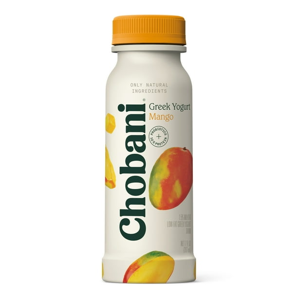 Chobani, Mango Low Fat Greek Yogurt Drink, 7 Fl. Oz. - Walmart.com