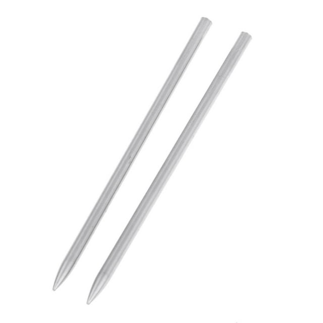 Almencla 2 Pcs Aiguilles en Acier Inoxydable pour Paracorde Outils de Couture 80x3mm