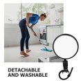 thumbnail image 4 of Cleaning Brush Mirror Bike Rearview Mirror For Handlebars Rear View Mirror For Bicycle Cycling Mirror Bike Accessories For Adult Bikes Electric Scooter Mirrors Mountain Bike Rearview Mirror, 4 of 8