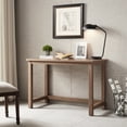 thumbnail image 2 of Evelyn&Zoe Modern Writing Desk, Brown, 2 of 7