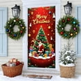 thumbnail image 6 of YIKA 35 X 72 Inch Christmas Door Cover Christmas Door Curtain Christmas Day Door And Wall Decoration Festival Party Decoration Christmas Decorations D, 6 of 6