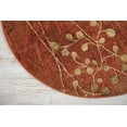 thumbnail image 5 of Nourison Somerset Nature Flame 3'6" x Round Area Rug, (4 Round), 5 of 7