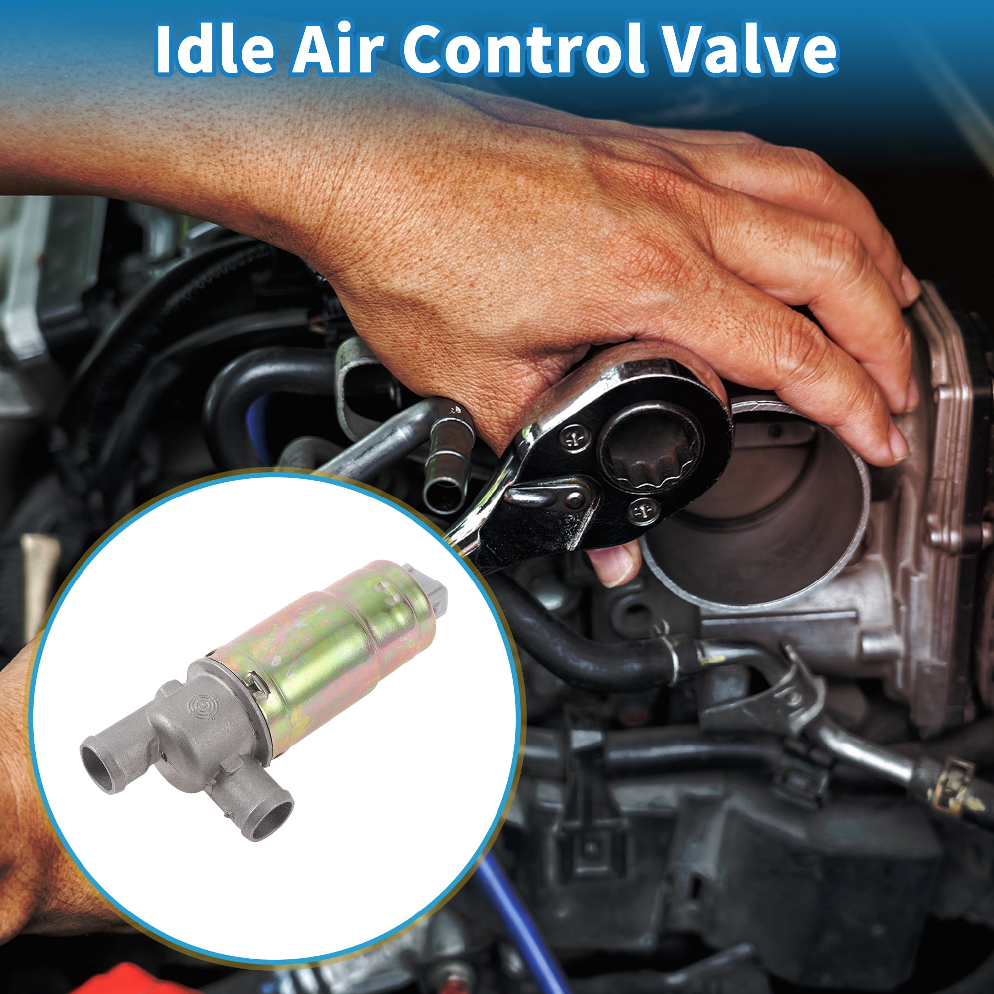 Unique Bargains Car Idle Air Control Valve for VW Golf 1985-1992 No.280140505 IACV Idle Motor Idle Air Control Valve