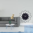 thumbnail image 2 of Estatua De Gato, Escultura Acrílica Con Forma De Flor, Adorno Artístico Para Chimenea, Reloj De Pared Silencioso Para Interiores, Relojes Decorativos Sencillos Para Dormitorio O Cafetería., 2 of 8