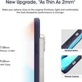 thumbnail image 5 of Liquid Silicone Case for iPhone 13 Mini, [Scratch-Resistant, Anti-Fingerprint, Shockproof] Protective Slim Phone Case, 4-Layer Cover with Microfiber Lining, Silky-Soft Touch, Deep Purple, 5 of 14