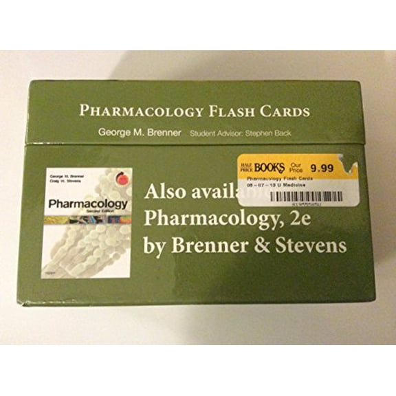 Pre-Owned Pharmacology Flash Cards: Pharmacology Flash Cards, 9781416031864, 1416031863, Paperback,