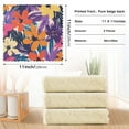 thumbnail image 6 of Yayeee 6 Pack Kitchen Dish Cloths for Washing Dishes Soft Absorbent Microfiber Towels, Colorful Painted Flowers Pattern, 6 of 9