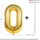 thumbnail image 4 of 2PCS 40 Inch Gold Digit Helium Foil Birthday Party Balloons (Gold 0), 4 of 4