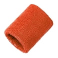 thumbnail image 1 of Eigraketly Muñequera deportiva que absorbe el sudor muñequera elástica unisex para niños adultos, naranja rojo Type1 NO1, 1 of 6
