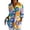 A-Light Yellow198, variant on XIAONU Summer Women's Animal Motif Turn Down Collar Shirt Dress Rollable Sleeve Urban Daily Tunic Blouse