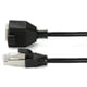 thumbnail image 3 of Matsuzay 0.6M a Ethernet Internet Red LAN Cable de extensión Cable Cable blindado Juegos de teclado y mouse para computadora, 3 of 7