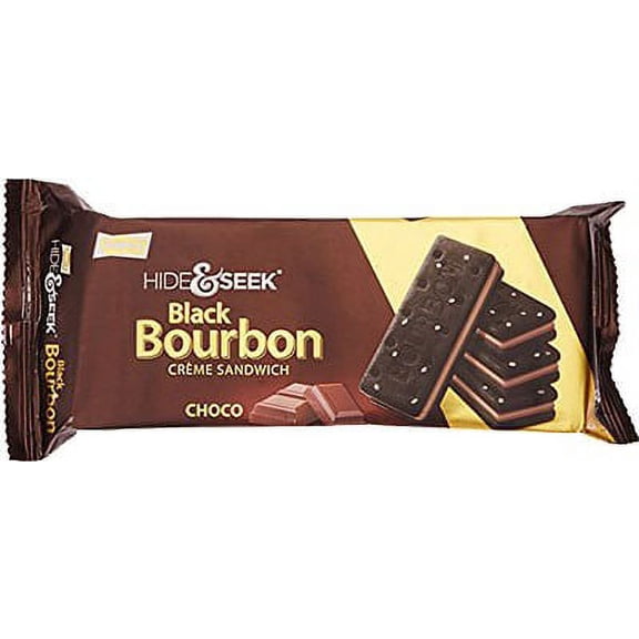 Parle Hide & Seek Black Bourbon Creme Sandwich - Choco 3.5 oz pack