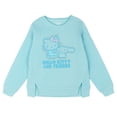thumbnail image 2 of Hello Kitty Cinnamoroll Fleece Drop Shoulder Pullover Sweatshirt and Jogger Pants Outfit Set Toddler to Big Kid, 2 of 5