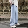 thumbnail image 5 of Mfakffe Baggy Jeans for Men Wide Leg Drawstring Elastic Waist Denim Pants Hip Hop Streetwear Casual Summer Jeans with Pockets, 5 of 5