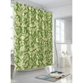 thumbnail image 3 of Fsddascl Green Flowers Shower Curtain Set - 72" x 78" Washable Bathtub Curtain with 12 Hooks, Petals Daisy Floral Farmhouse Country Waterproof Fabric Stall Shower Curtains for Bathroom/Bathtub Décor, 3 of 6