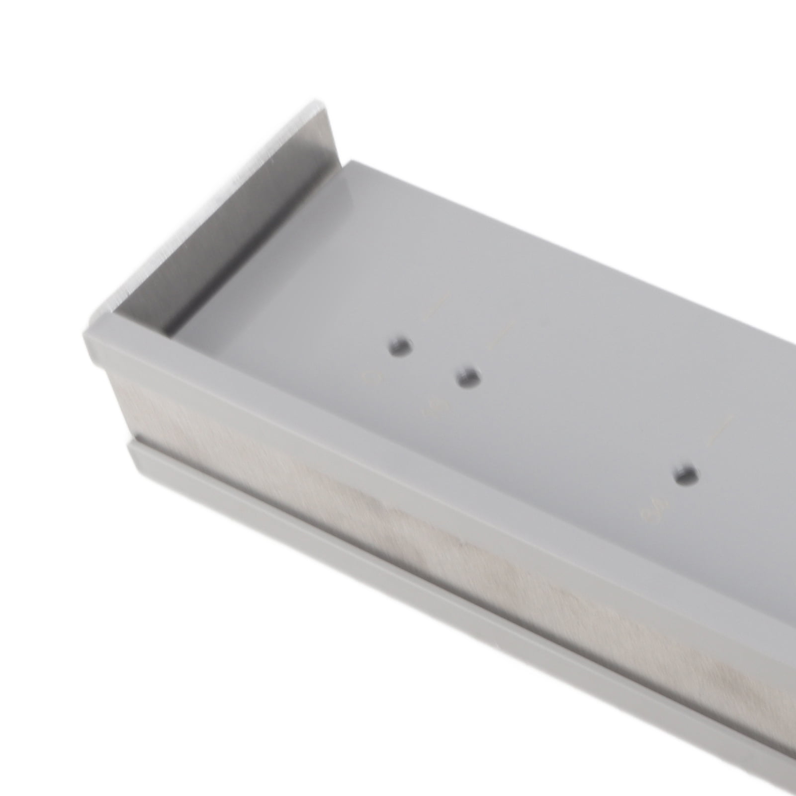 Rupoun Handle Punching Locator Aluminum Alloy Adjustable 7 Holes Expandable Template Jig for Cabinet Door Hardware Woodworking Tool, Silver, 10.63 in / 27 cm