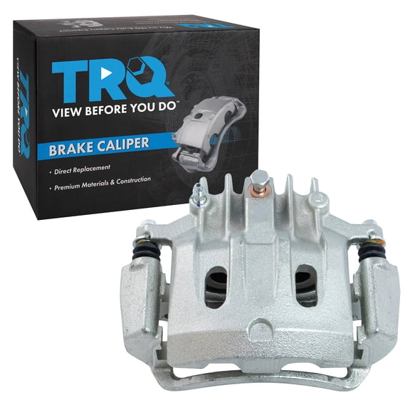 TRQ Rear Left Brake Caliper w/Bracket Drivers Side Fits 2000-2005 Ford Excursion 1999-2004 F-250 Super Duty 2000-2004 F-350 Super Duty