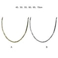 thumbnail image 3 of Wweixi Various Choice Chain Necklace Exquisite Workmanship Gifts Wide Application Chain Necklaces silver 55cm 1Set, 3 of 6