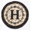 thumbnail image 1 of Capitol Importing 30-313H 5 x 5 Po IC-313 H Monogramme Imprimé Sous-Verre, 1 of 1