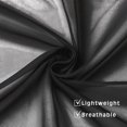 thumbnail image 3 of Cortinas transparentes OWENIE negras de 183 cm x 183 cm para sala de estar, 3 of 7
