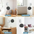 thumbnail image 7 of ZenCart Wall Mount Holder for Echo Dot 4/5 Generation Bracket Space Saving Stand with Cord Management Angle Adjustment Speaker Bracket, 7 of 7