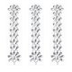 thumbnail image 1 of Self-Adhesive Shiny Rhinestone Sticker 3 Sheets Ideal For Home Decoration And Art Projects Suitable For Girls And Kids White Style, 1 of 4
