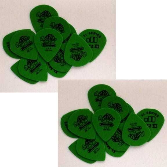 Dunlop Guitar Picks  Jazz III XL  24 Pack  .88 MM  Light (498P.88)