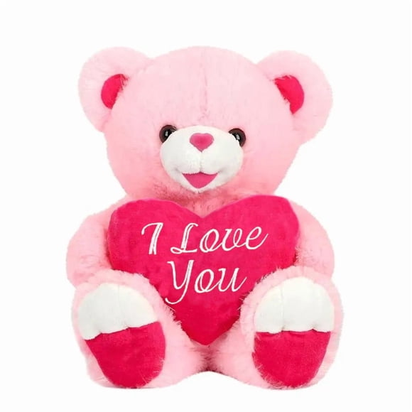 Themed Stuffed Bear Doll With Heart Soft Cozy Gift For Special And Daily
