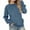 1#Navy, variant on Kiijoy Toddler Girls Casual Sweatshirt Solid Long Sleeve Pullover with Pocket, Sizes 4-5