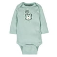 thumbnail image 3 of Gerber Baby Boys' Long Sleeve Onesies Bodysuits, 6-Pack, 3 of 10