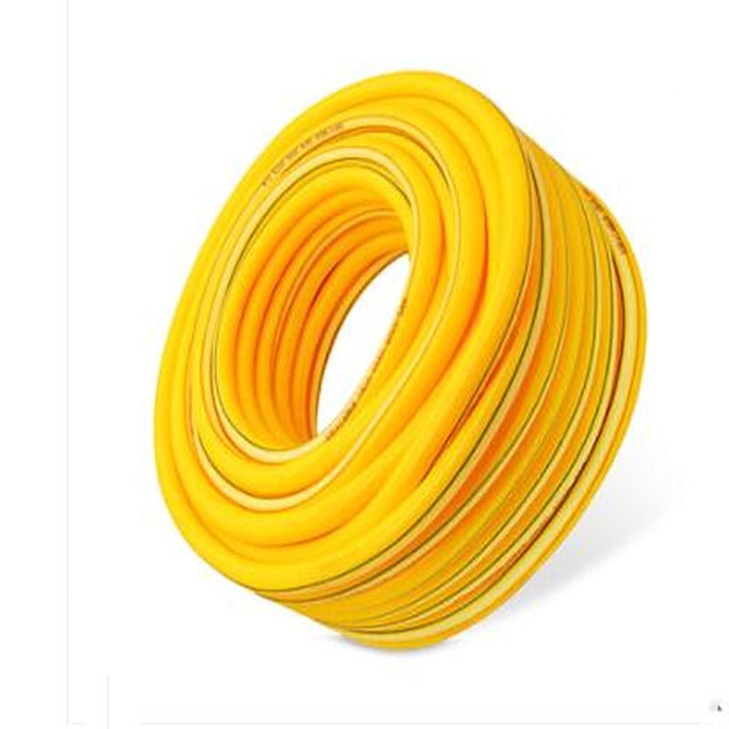 Jinsinto Cross-woven hose, 14 mm - length 5 m - fittings included - for watering small areas - non-slip and abrasion-resistant - UV-resistant / garden hose / garden hose /