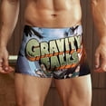thumbnail image 2 of Gravity Falls Mens Boxer Briefs Active Stretch Breathable Underwear, Comfortable Gym Boxer Briefs, 2 of 7