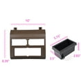 thumbnail image 4 of PIT66 Brown Pocket Radio Dash Bezel Kit Mount Trim Fit For 1988-1994 Chevy GMC Trucks, 4 of 5