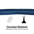 thumbnail image 2 of Puri Tech High Quality Vacuum Hose 1.25" x 27' for Above Ground Pool Dark Blue, 2 of 7