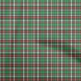 thumbnail image 1 of oneOone Silk Tabby Green Fabric Plaid Fabric For Sewing Printed Craft Fabric By The Yard 42 Inch Wide, 1 of 4