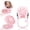 Pink, variant on JELLOO Handheld Small Fan, Neck Hanging Folding Fan, Portable USB Charging Makeup Mirror, Multi purpose Fan